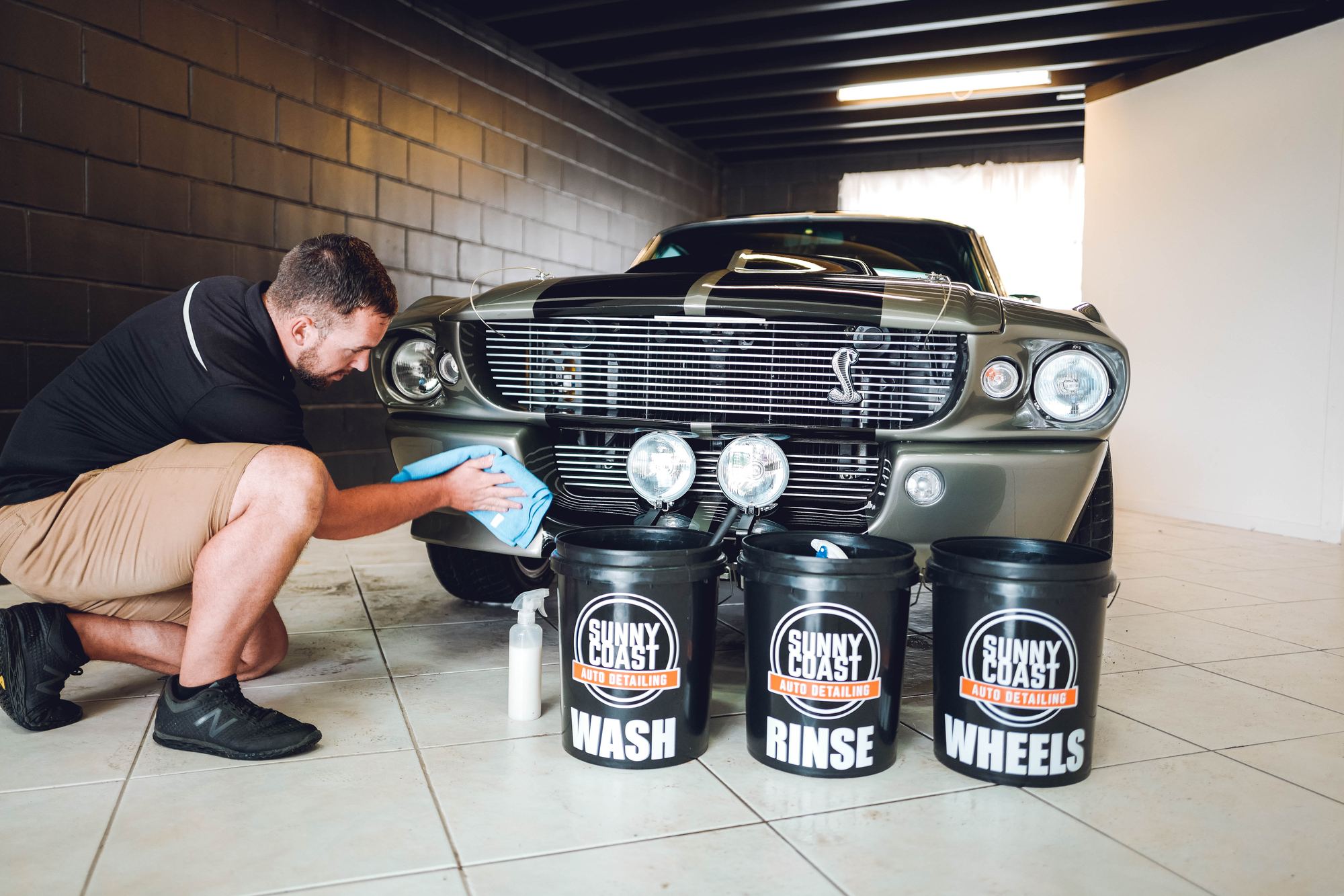 Paint correction machine polishing · Sunny Coast Auto Detailing